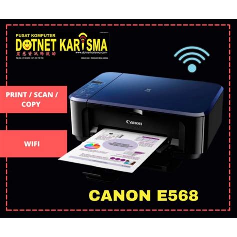 PRINTER CANON PIXMA Ink Efficient E510 E568 WIFI Shopee Malaysia