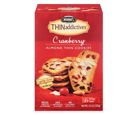 THINaddictives Nonni's Thinaddictives Cranberry Almond Thin Cookies 4.4 ...