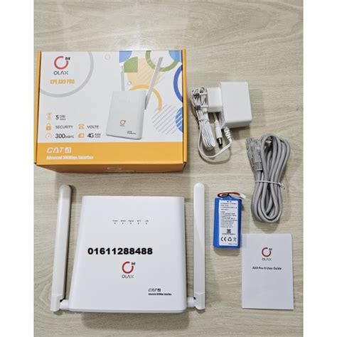 OLAX AX9 Pro 4G Wifi Router 300 Mbps 4000mAh Battery Single Sim Price ...