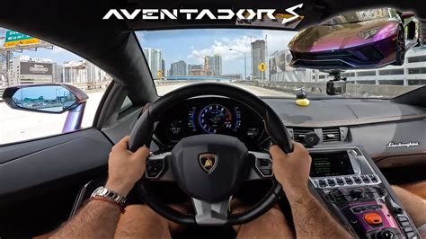 Straight Piped Lamborghini Aventador S Pov Drive K Insane V