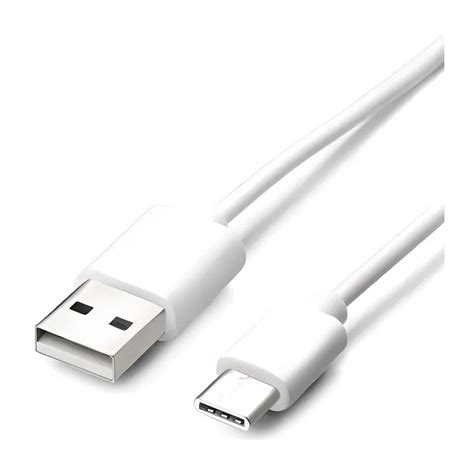 Câble De Charge Usb Vers Usb C 1 Mètre Blanc