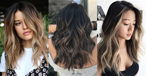 20 ไอเดีย ผมสีเข้ม ชิคๆ แบบบาลายาจ Balayage Sistacafe ครบเครื่อง