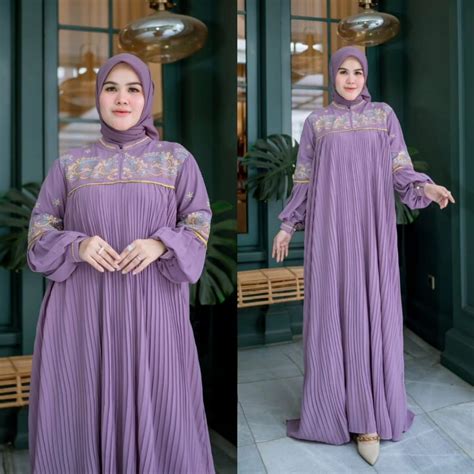 Jual Cod Shazana Dress Ceruty Babydoll Mix Bordir Premium Cantika