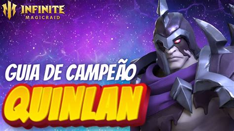 Infinite Magicraid GUIA DE CAMPEÃO QUINLAN YouTube