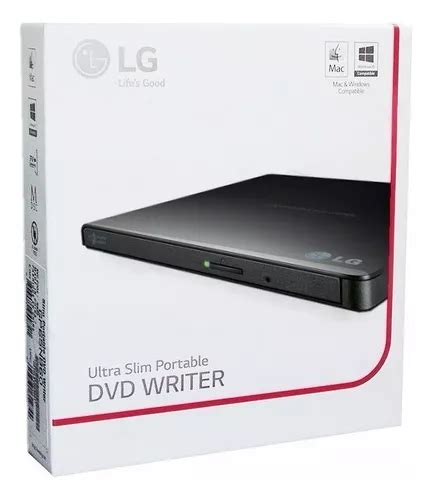 Gravador Leitor Dvd Cd Externo Usb Lg Portatil Slim Preto Mercadolivre