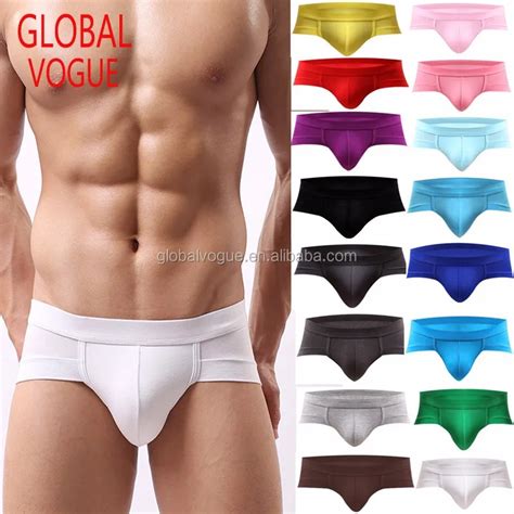 15 Colors High Quality Sexy Fashion Brand Modal U Convex Mens Underwear Briefs Male Modal