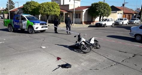 Una Motociclista Resultó Herida En Un Violento Choque Canal Verte