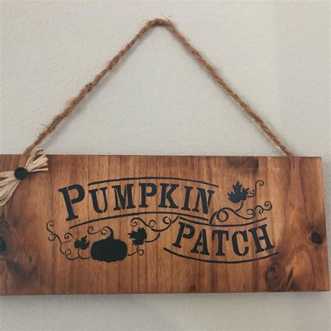 Pumpkin Patch Sign Pumpkin Patch Wall Sign - Etsy