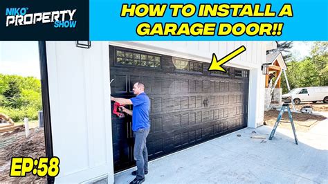 How To Install A Garage Door New Construction Building A 350 000