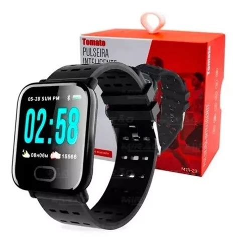 Smartwatch Rel Gio Inteligente Bluetooth Tomate Mtr Sport Mercadolivre