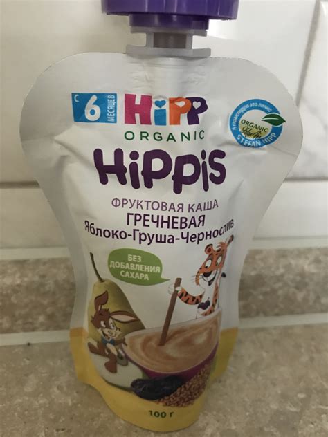 Детское питание HIPP Hippis, фруктовая каша гречневая, яблоко - груша ...