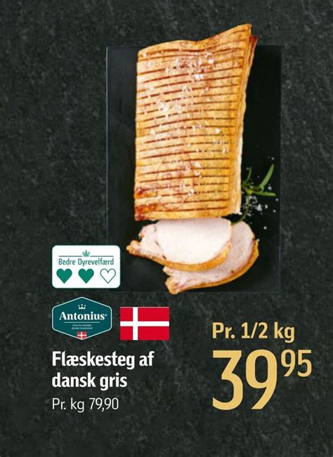 Flæskesteg af dansk gris tilbud hos Føtex