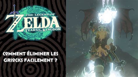 Comment éliminer les griocks facilement ZELDA TEARS OF THE