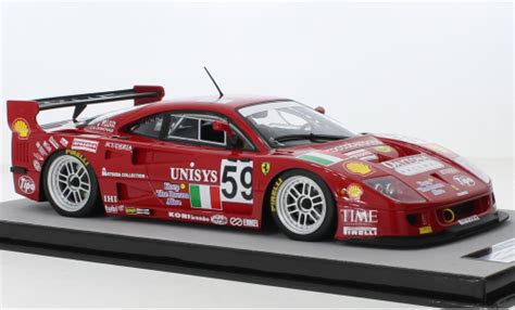 Miniature Ferrari F Tecnomodel Gte No H Le Mans