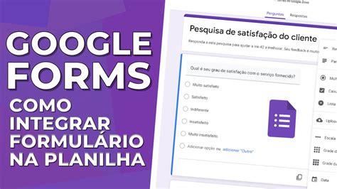 Google Forms Como Criar Formulário no Google e Integrar Resposta na