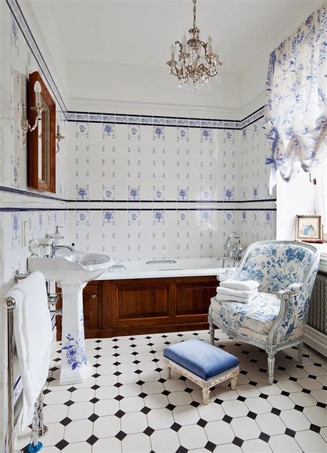 36 blue and white bathroom tile ideas and pictures 2022