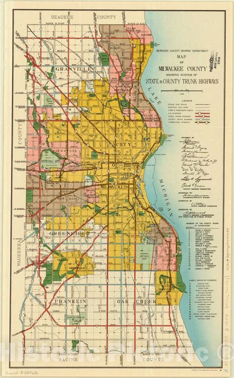 Map Milwaukee County 2 Map Of Milwaukee County Showing System Of