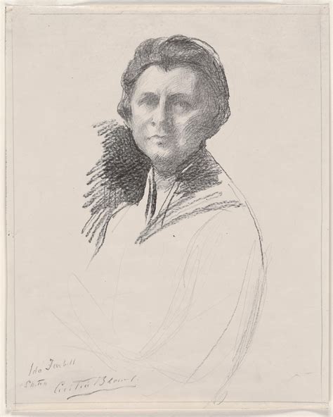 Sketch Of Ida Tarbell Cmoa Collection