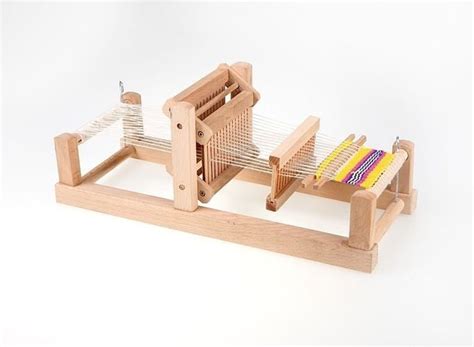 small table loom child weaving loom learn  weave easy etsy
