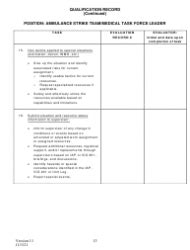 California Position Task Book Ptb For Ambulance Strike Team Medical