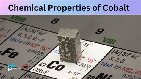 Chemical Properties Of Cobalt Thepipingmart Blog