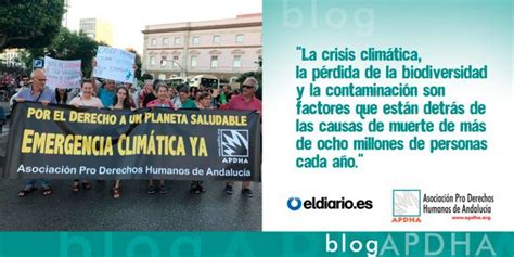 La Emergencia Climática Es También Una Emergencia En Derechos Humanos