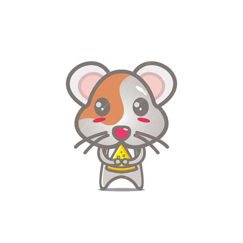 Premium Vector Hamster Cute Cartoon Character Design Vector Mascot