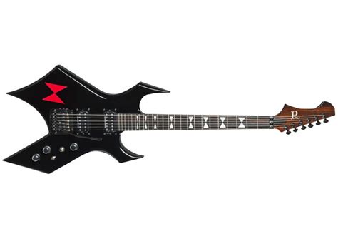 Bc Rich Morice Lita Ford Signature Series Warlock Electric Guitar Mahogany Body Onyx With Red