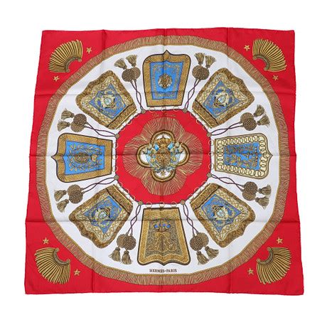 HERMÈS POSTE ET CAVALERIE SILK SCARF BY JOACHIM METZ Vintage