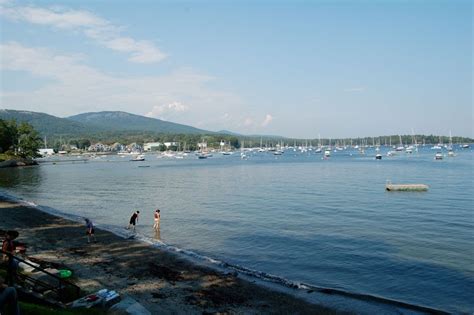 Camden Maine Vacation: Laite Memorial Beach in Camden Maine