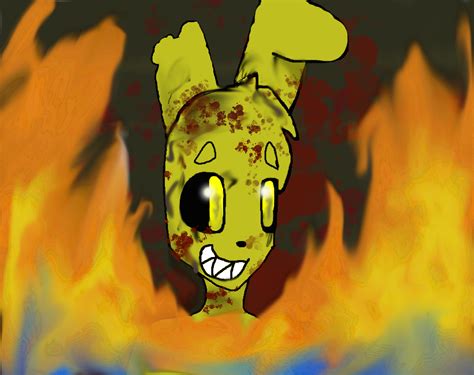 SpringTrap's Death by crazyfoxylover on DeviantArt