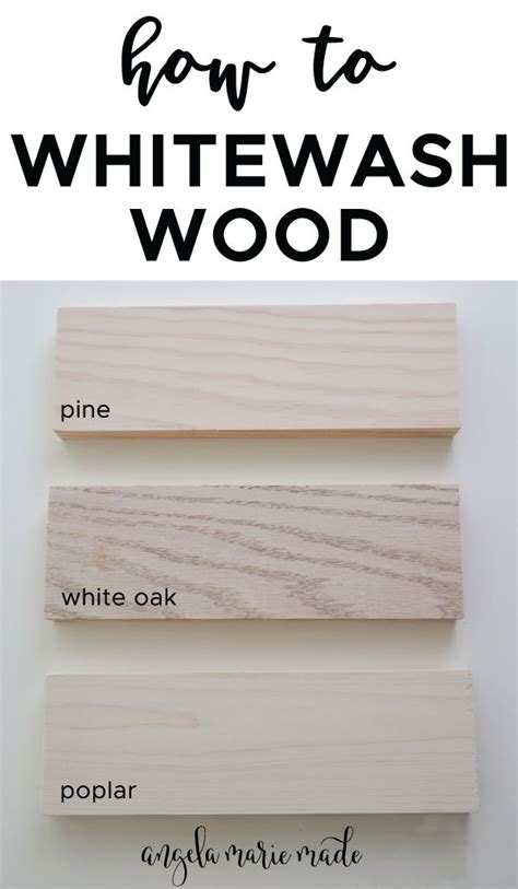 How To Whitewash Wood With Paint Angela Marie Made Haus Design