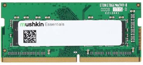 Оперативная память Mushkin Essentials SODIMM DDR4 3200 8192MB PC4 25600