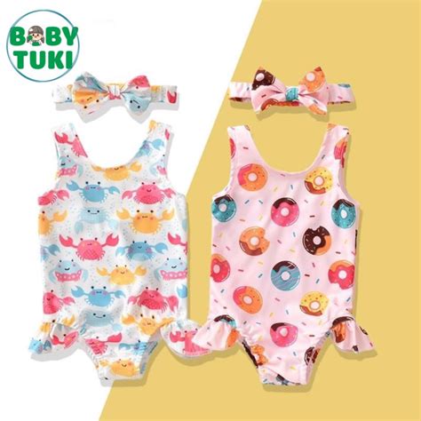 Bikini cho bé 8 18kg Đồ bơi cho bé gái hở lưng kèm tuban đi biển