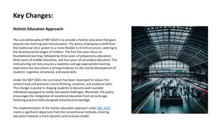 Unveiling The Key Changes Of National Education Policy 2020 Pptx Free