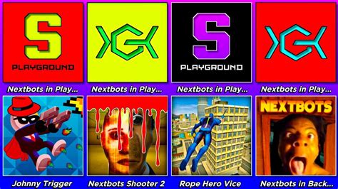 Nextbots In Playground New Update Johnny Trigger Rope Hero Vice City