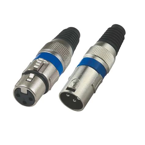 Wholesale Pcs Lot Pole Female Male Cannon Xlr Connector Plug For