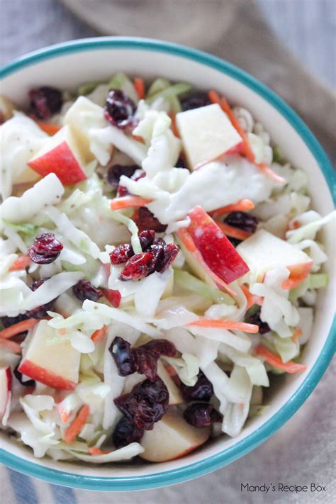 Easy Coleslaw Recipe Mandys Recipe Box