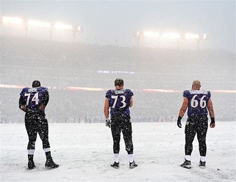 Snowy Sunday Football Picture Players Tackle Slide In Snowy Fields