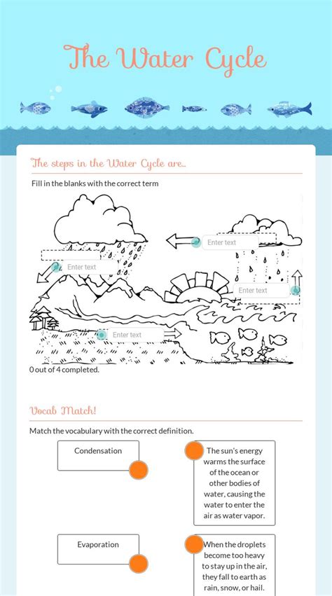 Genius Challenge Water Cycle Answer Key