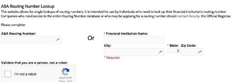 How to Look Up an ABA Bank Routing Number