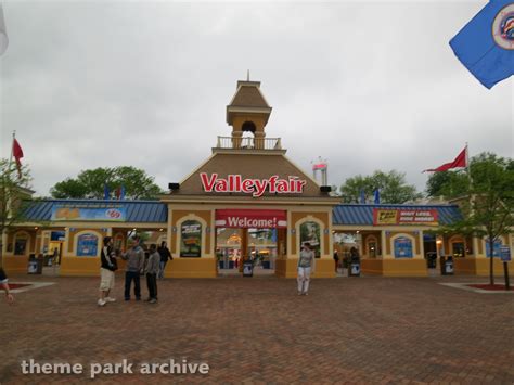 Entrance At Valleyfair Theme Park Archive