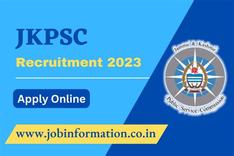 JKPSC Recruitment 2023 Apply Online Check Post Salary Age