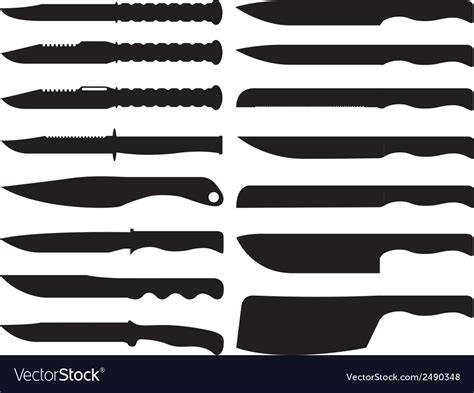 Knives Royalty Free Vector Image VectorStock