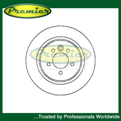 Premier Rear 1x Brake Disc Fits Rover 75 MG ZT 1 8 2 0 CDTi D 2 5