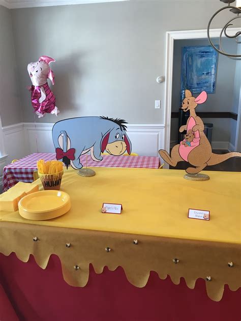 Winnie The Pooh Birthday Party Food Table Winnie The Pooh Themes