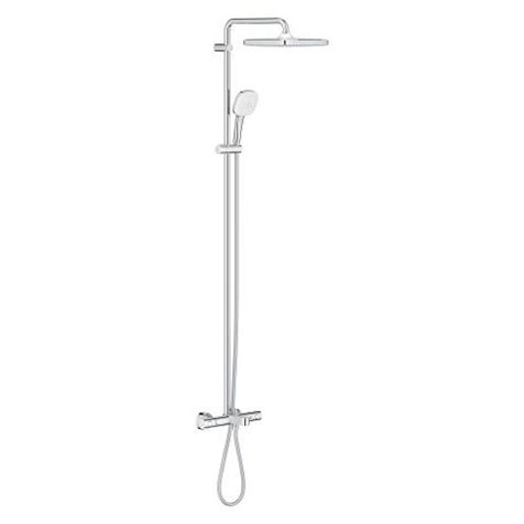 Tempesta System Cube Shower System With Bath Thermostat For Wall