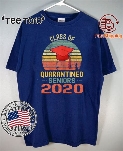 Class Of 2020 Quarantined Seniors Official T Shirt Reviewstees