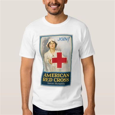 American Red Cross Serves Humanity T-Shirt | Zazzle