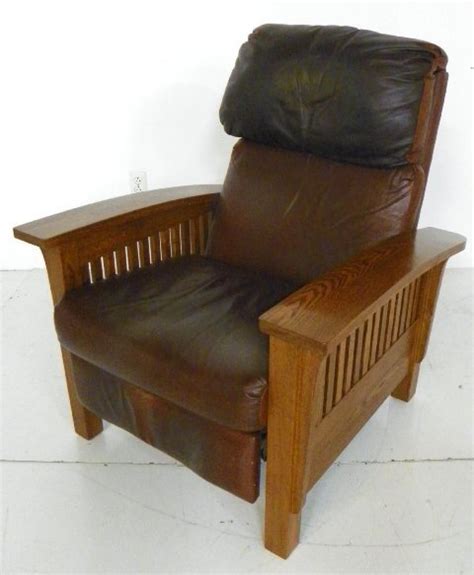 134 Mission Style Oak Morris Barca Lounger Chair Feb 21 2012 Time